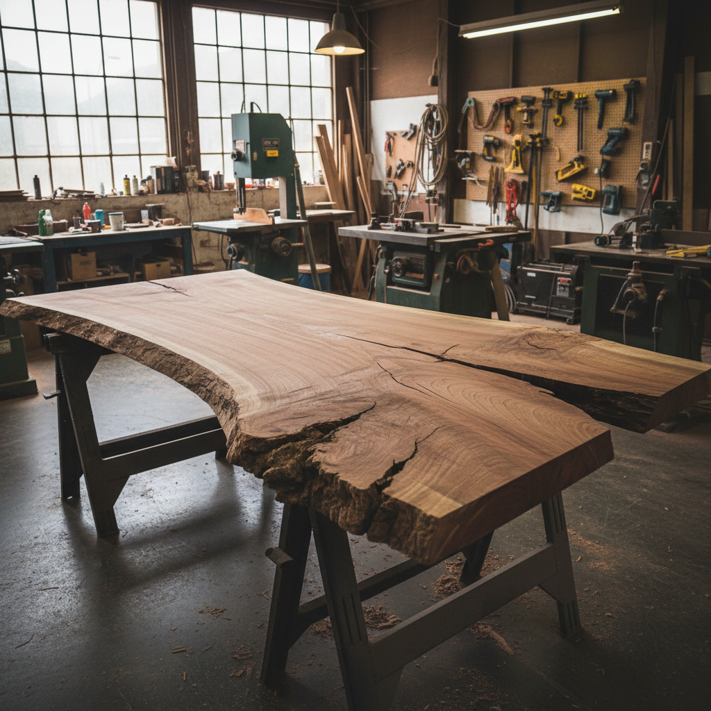 Detalle de veta de madera tropical samán - textura natural premium para muebles